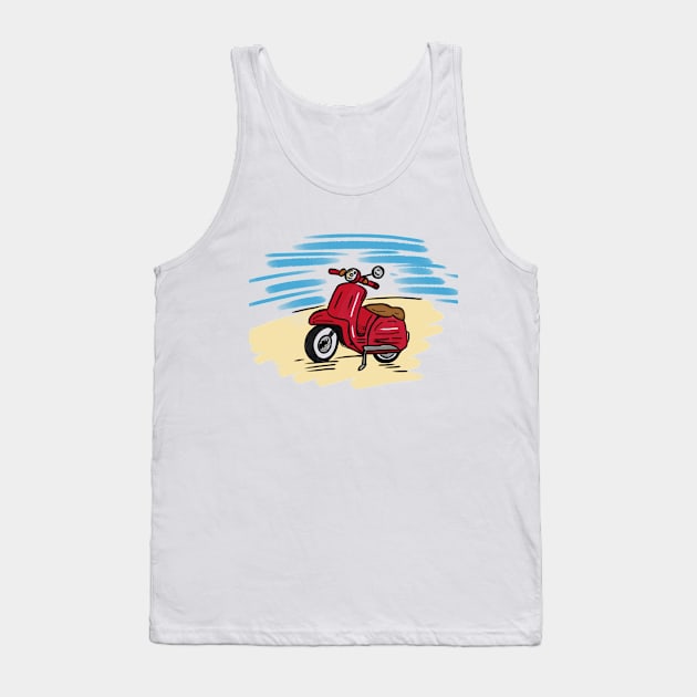 Scooter Tank Top by paucacahuate